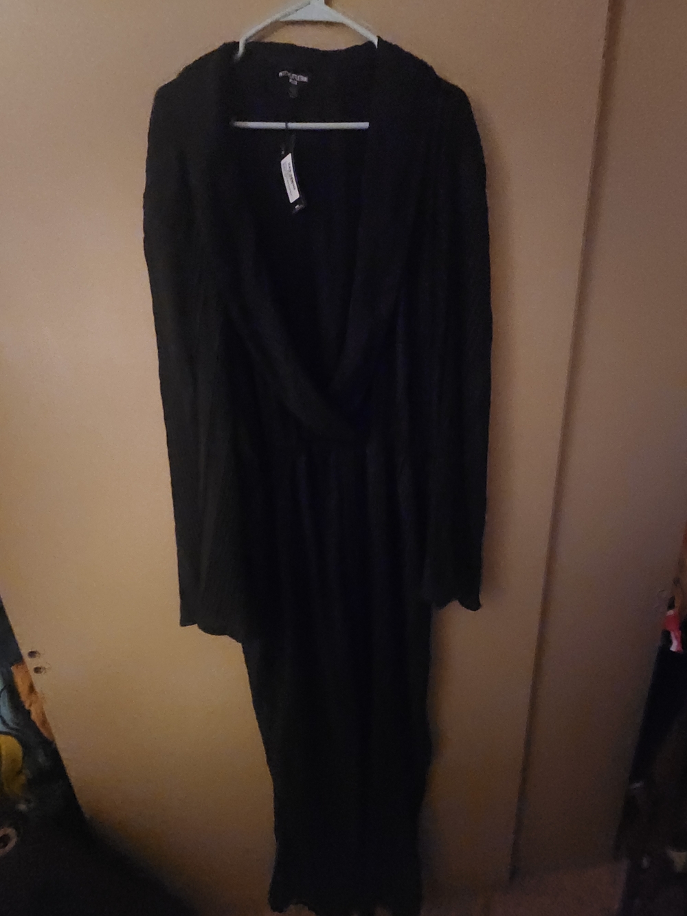 Black Long Sleeve Jumpsuit